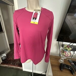 Mondetta Women's Pink Long Sleeve Top size small